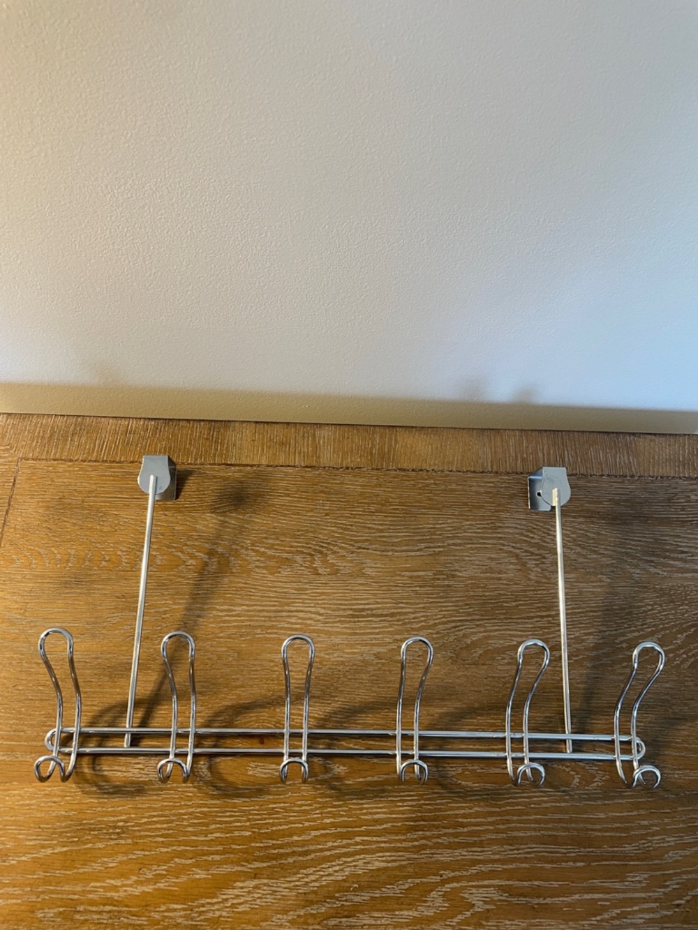 Over-the-Door Multi-Hook Hanger in Silver - Picture 2 of 6